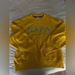 Napapijri Yellow Crewneck Sweater